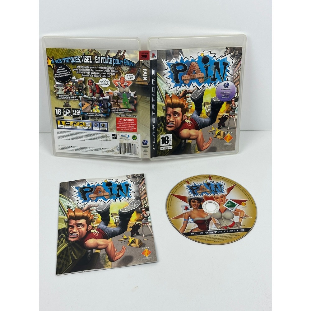 PS3 PAIN Game Playstation PAL (Works on US Consoles) Tested Works